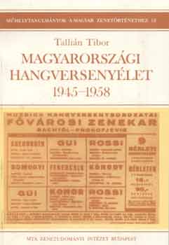 Talli�n Tibor - Magyarorsz�gi hangverseny�let 1945-1958