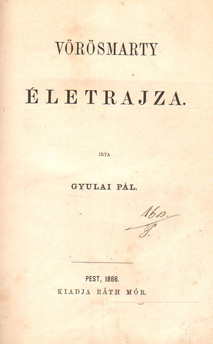 Gyulai Pl - Vrsmarty letrajza