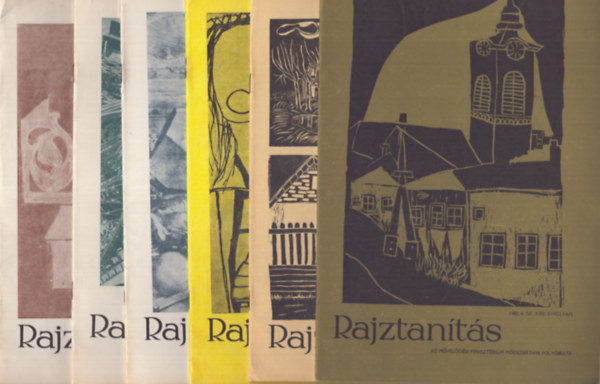 Kov�cs K�roly szerk. - Rajztan�t�s - Az Oktat�si Miniszt�rium m�dszertani foly�irata - XXII.�vf. 1980/1-6.sz�m teljes �vfolyam