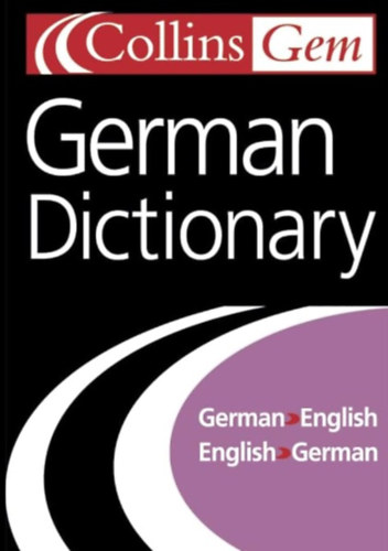 Collins Gem German Dictionary - german-english, english-german (mini szótár)