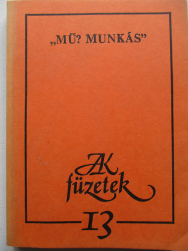 'M? Munks' (JAK fzetek)