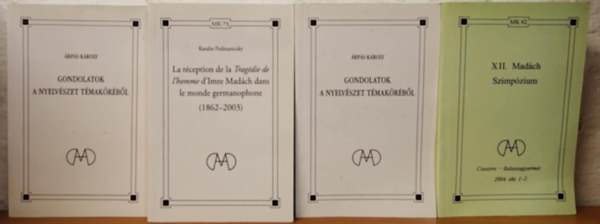 �rp�s K�roly, Katalin Podmaniczky Mad�ch Imre - Mad�ch k�nyvt�r k�nyvcsomag