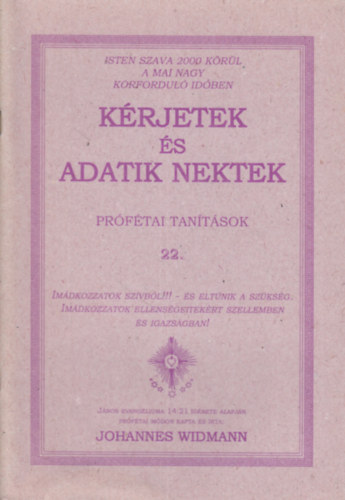 Johannes Widmann - Krjetek s adatik nektek (Prftai tantsok 22.)