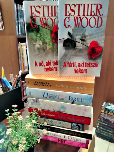 Barbara Delinsky, Holt Victoria Esther G. Wood - KNYVMENT AJNLAT, 10DB. Romantikus irodalom. A n, aki tetszett nekem+A frfi, aki tetszik nekem+Azeltt s ismt+Parti t+Februri vihar+Tiszta Hollywood+Ikrek tnca+A medl titka+Hotgirl1+Hotgirl2