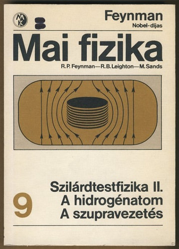 Szerz R. P. Feynman R. B. Leighton M. Sands - Mai fizika  Szilrdtestfizika II./A hidrognatom/A szupravezets  - Terjeds kristlyokban - A fggetlen rszecsks kzelts - Az amplitdk helyfggse -  Szimmetria s a megmaradsi trvnyek -  Az impulzusmomentum