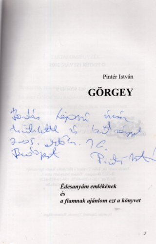 Pint�r Istv�n - G�rgei szerepe a t�li hadj�ratban �s a k�polnai csat�ban- dedik�lt