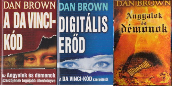 Dan Brown - A Da Vinci-kd + Digitlis erd + Angyalok s dmonok