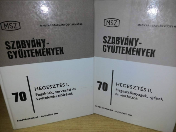 B�nki Tam�s - Hegeszt�s I-II. - Szabv�nygy�jtem�nyek 70.