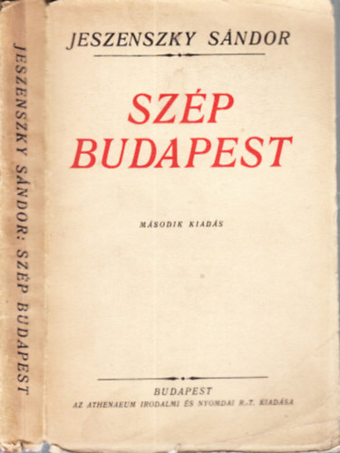Jeszenszky Sndor - Szp Budapest (2. kiads)