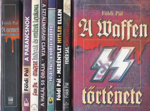 Földi Pál könyvcsomag :10 db.könyv