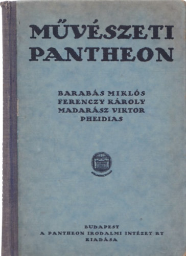 Ferenczy K�roly Barab�s Mikl�s - M�v�szeti pantheon