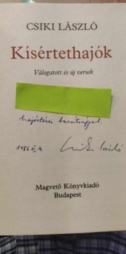 Csiki Lszl - Ksrtethajk