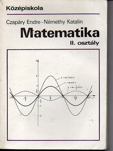 Czapáry Endre; Némethy Katalin - Matematika II. osztály