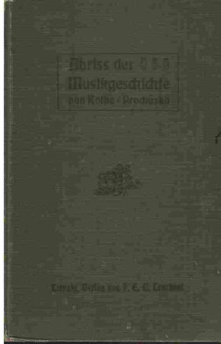 Kothe-Prochzka - Abriss der Musikgeschichte
