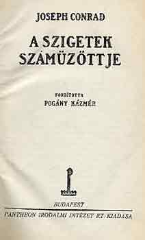Joseph Conrad - A szigetek sz�m�z�ttje