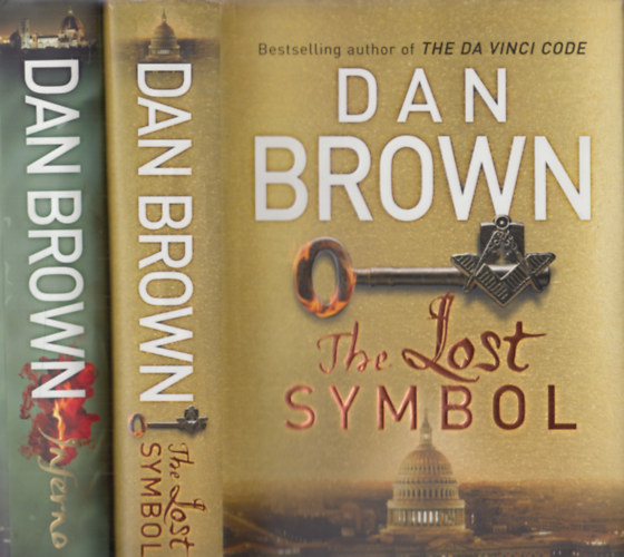 Dan Brown - 2 db angol nyelv Dan Brown regny: The lost symbol + Inferno