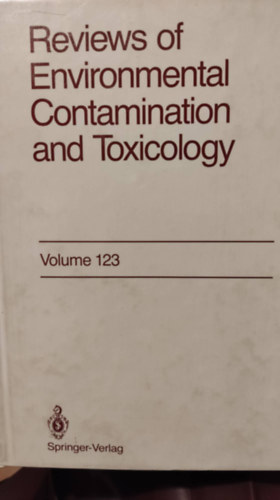 George W. Wares - Reviews of Environmental Contamination and Toxicology