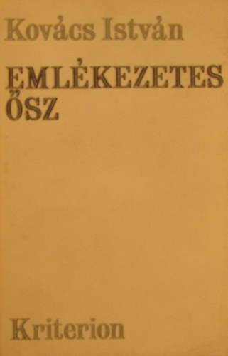 Kovcs Istvn - Emlkezetes sz (Egy vasnt emlkezsei)