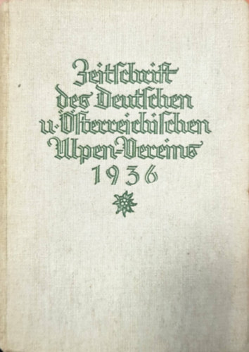 Hanns Barth - Zeitschrift des Deutchen Alpenvereins 1936