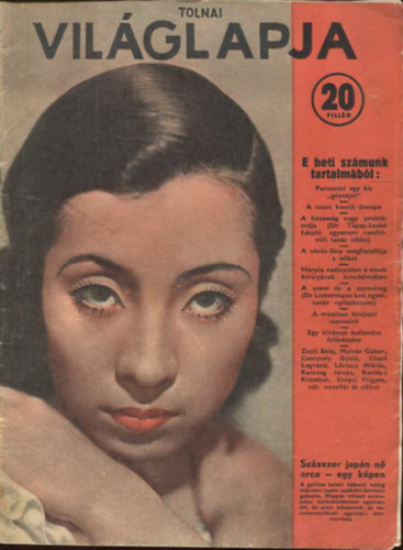 Tolnai Vil�glapja XXXIX. �vfolyam. 47. sz�m Budapest, 1937. november 17.