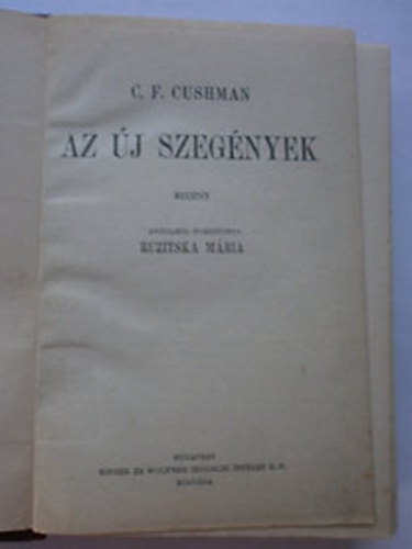 Clarissa Fairchild Cushman - Az új szegények