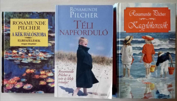 Rosamunde Pilcher - Rosamunde Pilcher knyvcsomag (3db) A kk hlszoba - elbeszlsek / Tli napfordul / Kagylkeresk