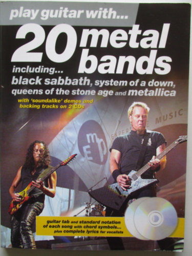 Play guitar with 20 metal bands +2 CD