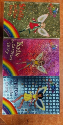 Daisy Meadows - 3 db Daisy Meadows könyv angolul:Rainbow Magic-Kylie The Carnival Fairy+Emma the Easter Fairy+Stella the Star Fairy
