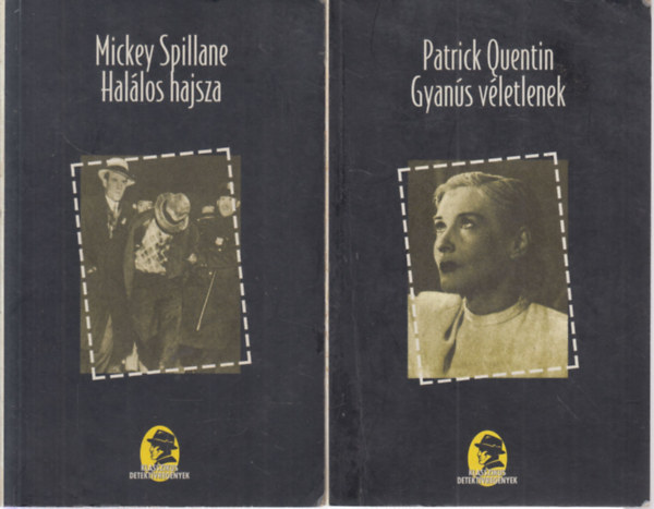 Patrick Quentin Mickey Spillane - 2 db. Klasszikus detektvregnyek (Hallos hajsza + Gyans vletlenek)