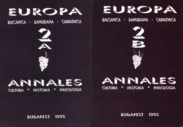Miskolczy Ambrus  (fszerk.) - Europa - Balcanica-Danubiana-Carpathica 2/A - 2/B