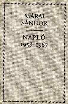 M�rai S�ndor - Napl� 1958-1967