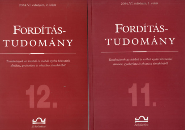 Albert Sndor, Bart Istvn Klaudy Kinga - Fordtstudomny 11-12. 2004. VI. vf. 1-2. sz. ( teljes )