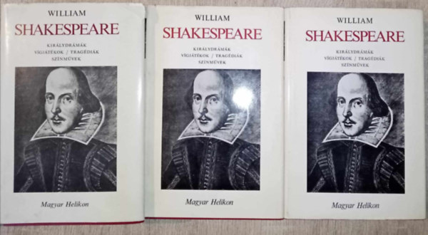 Arany János Wiliam Shakespeare (ford.) - Shakespeare Színművek 3 kötet: János király / II. Richárd / IV. Henrik / V. Henrik / VI. Henrik / III. Richárd / VIII. Henrik / Tévedések vígjátéka / A makrancos hölgy / A két veronai nemes / A felsült szerelmesek / Szentivánéji álo