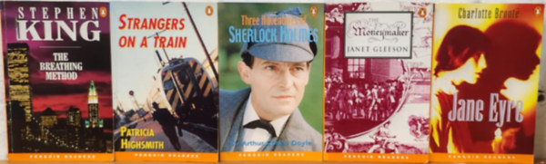 Janet Gleeson, Stephen King, Patricia Highsmith, Arthur Conan Doyle Charlotte Bront - Angol nyelv regnycsomag