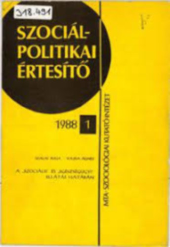 Szalai Jlia-Vajda gnes - Szocilpolitikai rtest 1988/1