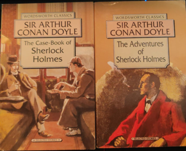 Sir Arthur Conan Doyle - Két kötet angol nyelvű Sherlock Holmes könyv