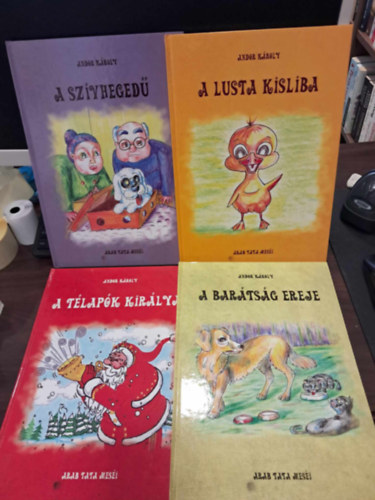 Andor Kroly - 4 db-os Andor Kroly mese knyvcsomag: A lusta kisliba+A szvheged+A bartsg ereje+A tlapk kirlya