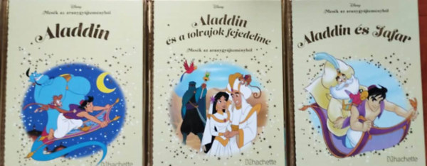 Walt Disney - 3db Aladdin (Mes�k az aranygy�jtem�nyb�l):Aladdin,Aladdin �s Jafar,Aladdin �s a tolvajok fejedelme