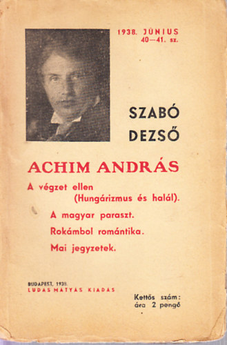Szab Dezs - Achim Andrs (Szab Dezs fzetek 40-41.)