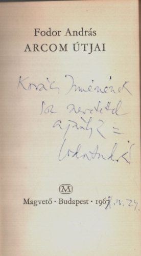 Fodor Andr�s - Arcom �tjai. (Dedik�lt!)
