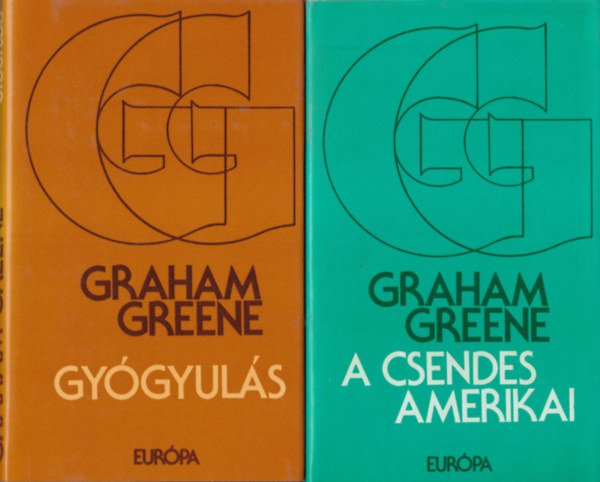 Graham Greene - 5 db Graham Greene reg�ny : A csendes amerikai + Gy�gyul�s + Az isztambuli vonat + Brightoni szikla + Titkos megb�zat�s