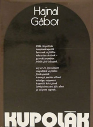 Hajnal Gábor - Kupolák