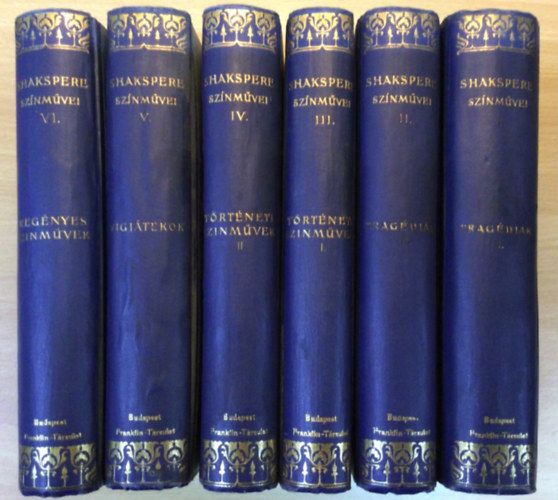 William Shakspere - Shakspere összes színművei I-VI.