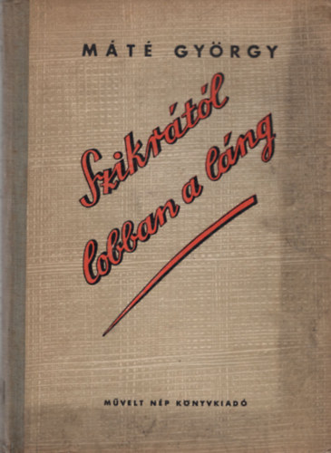 Máté György - Szikrától lobban a láng ( A Magyar Kommunista Sajtó munkásainak harca )