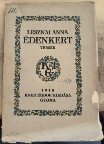 Lesznai Anna - �denkert - Versek