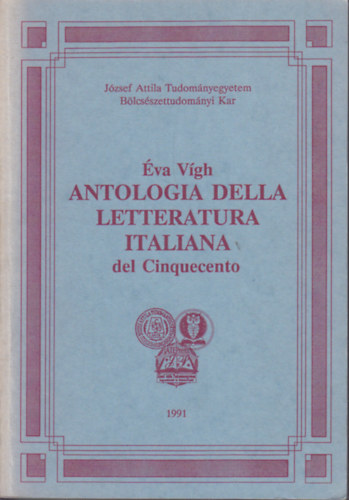 va Vgh - Antologia della letteratura Italiana del Cinquecento