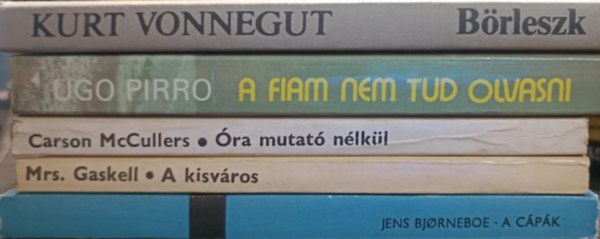 Ugo Pirro, Carson McCullers, Mrs. Gaskell, Jens Bjorneboe Kurt Vonnegut - Kortrs knyvcsomag