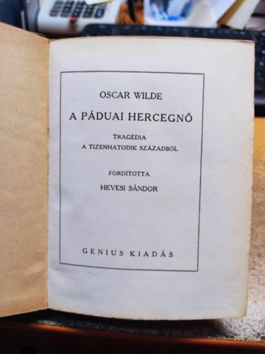 Oscar Wilde - A pduai hercegn