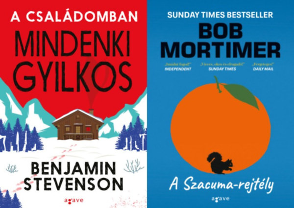 Benjamin Stevenson, Bob Mortimer - 2 db humoros krimi: A családomban mindenki gyilkos + A Szacuma-rejtély