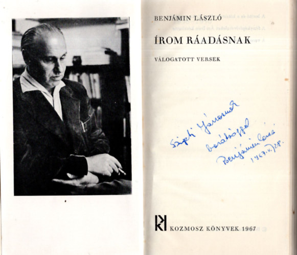 Benj�min L�szl� - �rom r�ad�snak (dedik�lt)